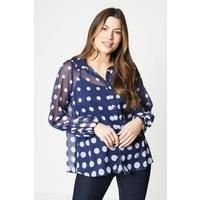 Womens Spot Print Shirt