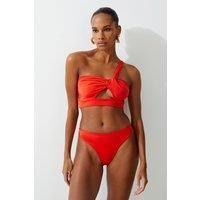 Slinky High Waist Thong Bikini Bottoms