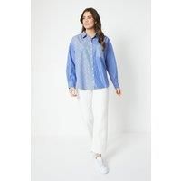 WALLIS Cutabout Stripe Oversized Shirt