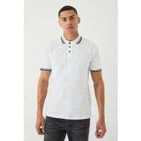 Slim Tipped Pique Golf Polo