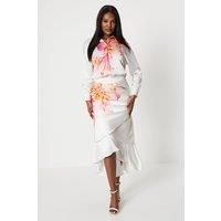 Coast Fluid Skirt Womens Occasion Skirts Champagne