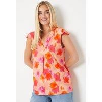 Petite Jersey V Neck Overhead Top