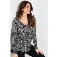 Wallis Mono Top Womens Daywear Tops