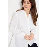 Tall Poplin Hi Lo Shirt