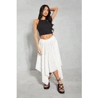 Misspap Maxi Skirt Womens Casual Skirts White