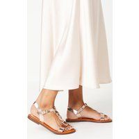 Womens Good For The Sole: Mollie Twist T Bar Flat Sandals