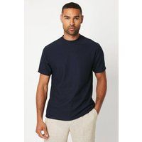 Mens Ribbed Crew Neck T-shirt