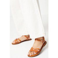 Womens Good For The Sole: Melanie Comfort Cross Strap Flat Sandals