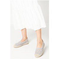 Womens Good For The Sole: Ellie Comfort Crochet Espadrille Flat Shoes