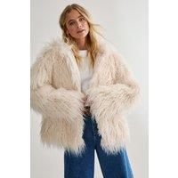 Nastygal Faux Fur Coat Womens Casual Jackets & Coats