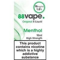 88Vape Original E-Liquid 16mg Menthol 10ml