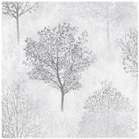 Arthouse Wonderland Mono Wallpaper 256701 - Textured Glitter Trees