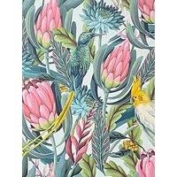 Arthouse Rainforest Escape Design Green Pink Paste The Paper Vinyl Wallpaper