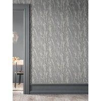 Arthouse Luxe Texture Pewter Wallpaper 299102 - Vinyl Texture Plain Stone