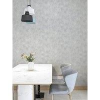 Arthouse Brushed Texture Grey Metallic Wallpaper