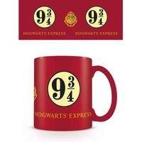 Pyramid International Harry Potter Platform 9 ¾ Scarlet Ceramic Mug in Presentation Box - Official Merchandise,Red