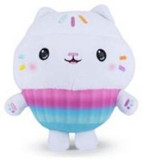 Posh Paws 50102 Gabby/'s Dollhouse 25cm (10-inches) Cakey Cat Character Soft Plush Toy, White