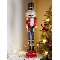 Three Kings Standing Wooden Nutcracker Advent Calendar Countdown