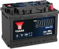 Yuasa YBX9096 12V 70Ah 760A AGM Start Stop Plus Battery