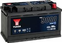 Yuasa YBX9115 12V 80Ah 800A AGM Start Stop Plus Battery