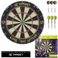 Target Luke Littler Dartboard and Darts Set