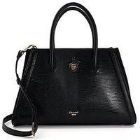 Dune London Daitlyn Medium Bug-Jewel Tote Bag - Black