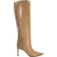 Dune London Serve Leather Knee High Boot - Caramel