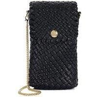 Dune London Saff Woven Phone Lanyard Purse