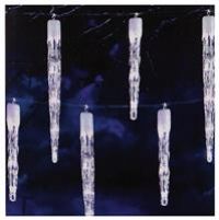 24 Chaser Icicle Lights with 72 White LED Christmas Lights Indoor & Outdoor