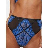 Ann Summers Nightfall High Waist Thong - Black/Multi