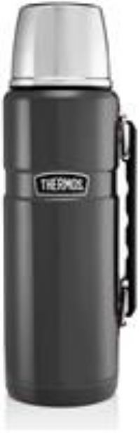 Thermos 1.2 Litre Stainless Steel King Flask - Gunmetal Grey