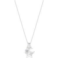 Simply Silver Silver Sterling Silver 925 Celestial Charm Pendant Necklace