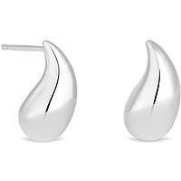 Simply Silver Sterling Silver 925 Polished Small Teardrop Earrings