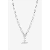 Jon Richard Silver Plated T Bar Necklace