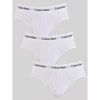 Calvin Klein | Pack of 3 Cotton Stretch Men's Briefs | White | X-Large