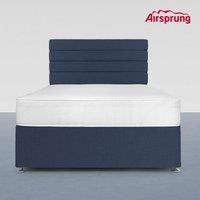 Airsprung Double Comfort Mattress With 4 Drawer Midnight Blue Divan