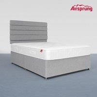 Airsprung Small Double Ultra Firm Mattress With Silver Divan