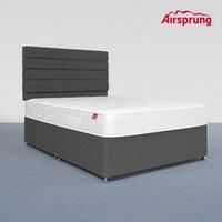 Airsprung King Size Ultra Firm Mattress With Charcoal Divan