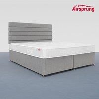 Airsprung Super King Size Ultra Firm Mattress With Silver Divan