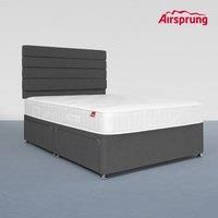 Airsprung Double Ultra Firm Mattress With 4 Drawer Charcoal Divan