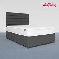 Airsprung Small Double Open Coil Memory Mattress With Charcoal Divan