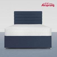 Airsprung King Size Pocket 1000 Comfort Mattress With Midnight Blue Divan