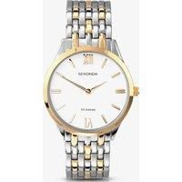 Sekonda Mens  Two Tone Bracelet Watch