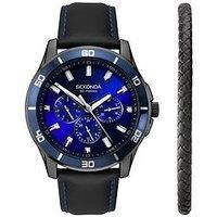 Sekonda Midnight Gift Set Men’s 44mm Quartz Watch with Analogue Display