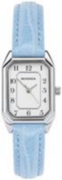 Sekonda Ladies Light Blue Faux Leather Strap Watch