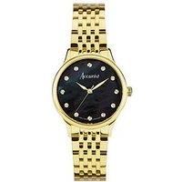 Accurist Women'S Dress Gold Stainless Steel Bracelet 28Mm Analogue Watch