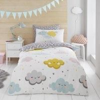 Easy Care Toddler Duvet Covers OR Kids Fitted Bed Sheets OR Curtains For Bedroom, Multi, Single