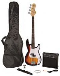 Encore Blaster E40 Bass Guitar Pack - Sunburst