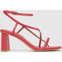 Schuh Storm Strappy High Heels In Pink