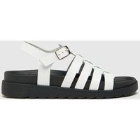 schuh tilly chunky fisherman sandals in white